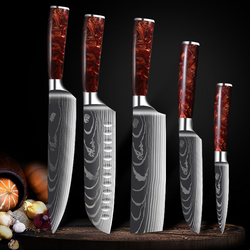 Stainless Steel Fruit Knife Versatile 5 Inch Knife Light Portable