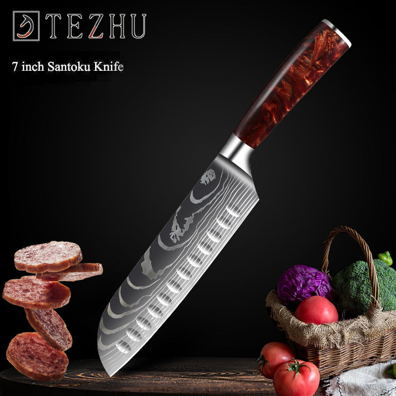 Stainless Steel Fruit Knife Versatile 5 Inch Knife Light Portable