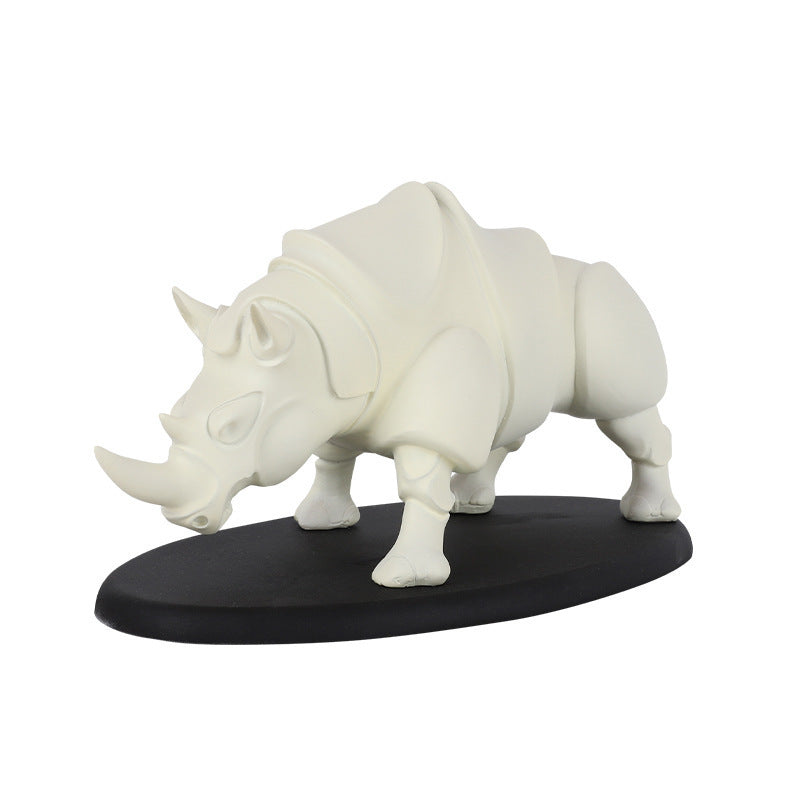 Living Room Bedroom Resin Crafts Home Accessories Rhino Ornaments